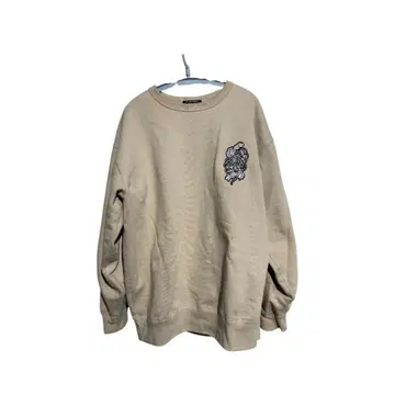 [ 빅 사이즈 ] SLF 베이지 맨투맨 2XL