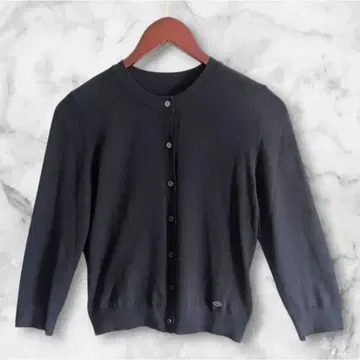 새상품급 폭시 긴팔 가디건 겉옷 크루넥 가을 가을 네이비 40