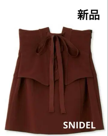 새상품 세일 스나이델 SNIDEL 레이스업 스카 숏 팬츠