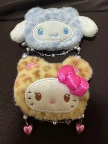 산리오 키티 시나모롤 갸루곰 앞머리 클립 2개 세트
