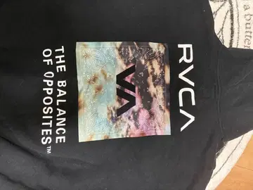 RVCA 후드 부착 후드티 블랙