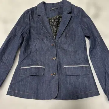 cotelac 데님 테일러드 자켓 M 안감 올 패턴 동물 애니멀