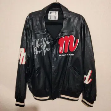 MR. ENJOY DA MONEY 블랙 바시티 자켓 MEDM 완판
