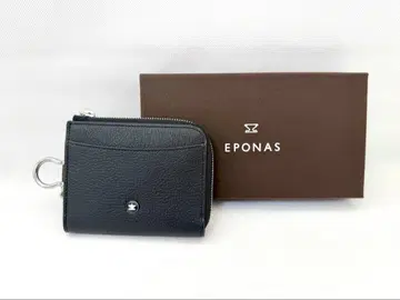 미사용 새상품 eponas 지퍼 가죽 지갑 AirTag 포켓 포함