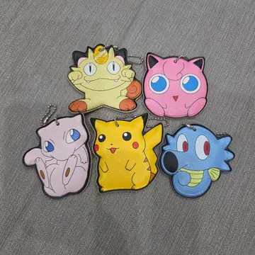 포켓몬 네임 키링 5세트