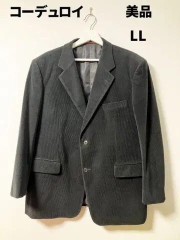 Luccherta 다크 그레이 코듀로이 테일러드 자켓