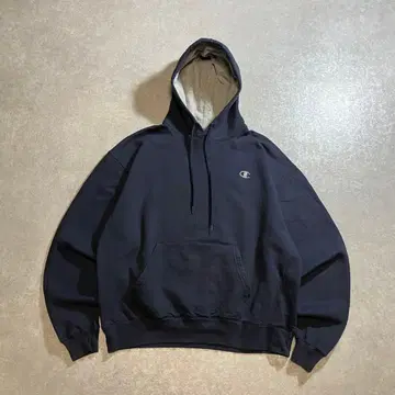 챔피온 후드티 네이비 맨투맨 속기모 끈 포함 챔피온