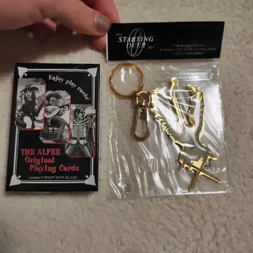 THE ALFEE 오리지널 카드놀이와 키링