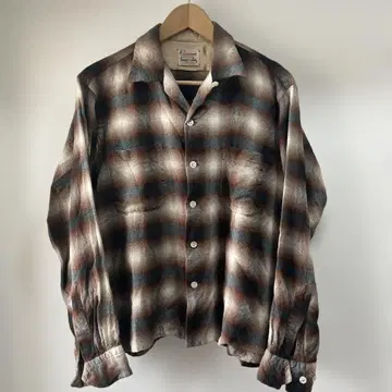 60s 게임 앤 드레이크 라네로시 옴브레 체크 셔츠