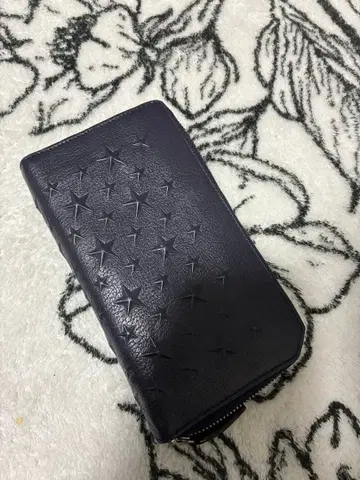 지미추 네이비 별 모양 장지갑