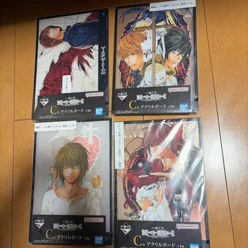 제일복권 DEATHNOTE C상 아크릴 보드 전 4종 풀컴플리트 세트