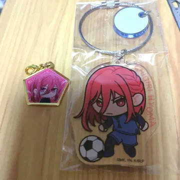 블루 록 전시회 트레이딩 메탈 키링 와이어링 아크릴 키링