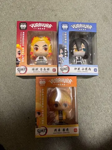 YURAYURA HEAD 피규어 귀멸의 칼날