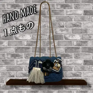 노브랜드 handmade 1점 데님 핸드 숄더백