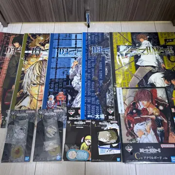 제일복권 DEATH NOTE 아크릴 보드 클리어 포스터 스테이셔너리