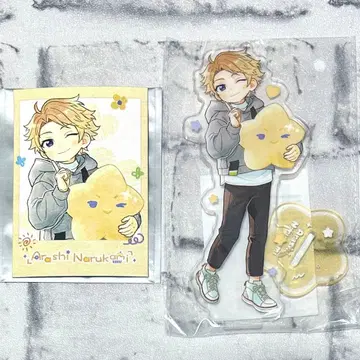 앙스타 중국 팝업 동심진장 폴라로이드 아크릴 스탠드 나루카미 아라시