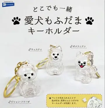 [ 미개봉 새상품 ] 반려견 모후타마 키링 3종 컴플리트 세트