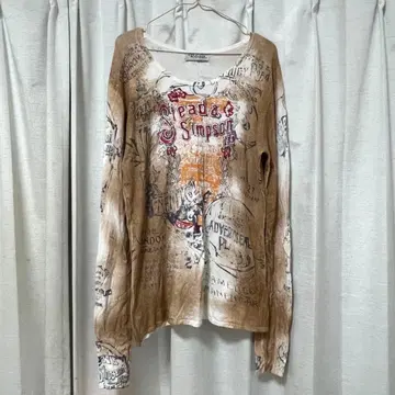 y2k 갸루 니트 상의 헤이세이 그런지