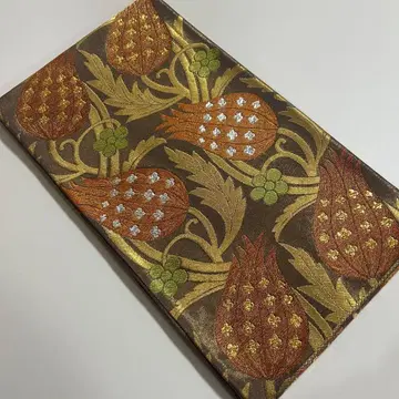 금 팝한 꽃무늬의 후쿠로 오비 기모노 스키 구락부 269