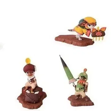 제일복권 몬스터 헌터 4 K상 카드 스탠드 피규어 3체 세트