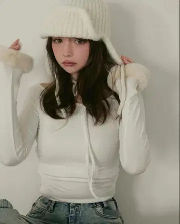 [ 12/8 한정 가격 ] 새상품 ANDMARY Ravi fur tops