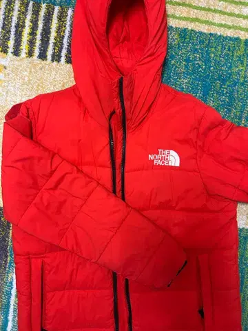 THE NORTH FACE 후드 부착 다운 자켓 M 사이즈 레드