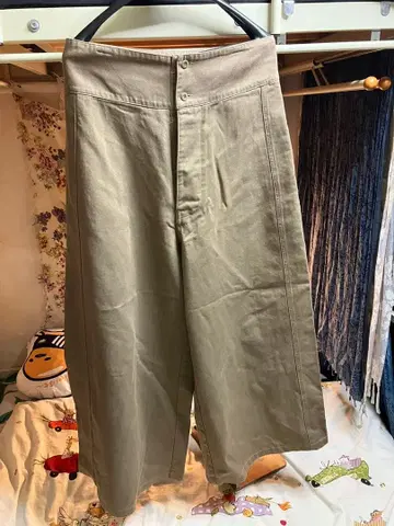 Labo.Art 코튼 가우초 팬츠 베이지