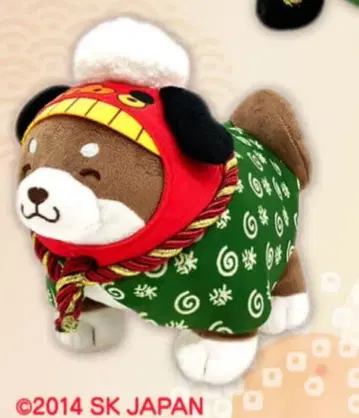 팥 충견 모치시바 사자탈놀이 변신 스쿳 봉제 인형