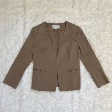 UNTITLED 여성용 노카라 자켓 F 코튼 월드 면