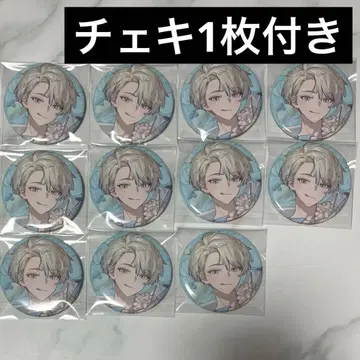 니지산지 히바치 마나 Sweet Floaties 캔뱃지 폴라로이드