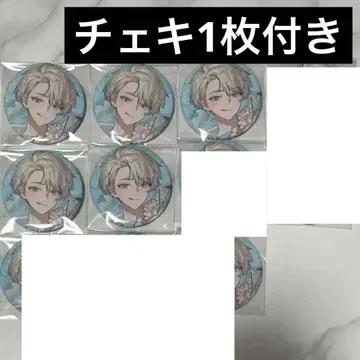 니지산지 히바치 마나 Sweet Floaties 캔뱃지 폴라로이드