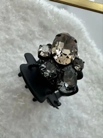 새상품급 Complex Biz 블랙스톤 헤어 클립 대형