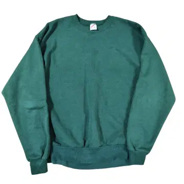 저지즈 90s USA제 맨투맨 그린 무지 XL