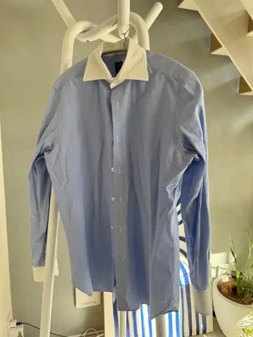 BEAMS 드레스 셔츠 15/39 라이트 블루