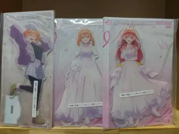 5등분의 신부 제일복권 아크릴 스탠드 3종 세트