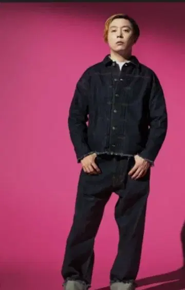도모토 츠요시 ZOZO 데님 자켓 & 팬츠 세트