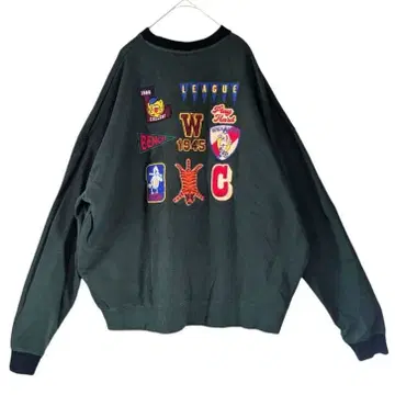 프릭스스토어 맨투맨 트레이닝복 자수 패치 그린 M 속기모