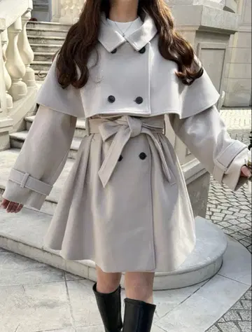 2way 케이프 세트 코트[ze782]