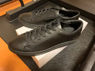 ReZARD 리자드 로고 레더 스니커즈 (블랙 x 골드)