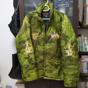 카모플라쥬 XL 자수 밀리터리 자켓