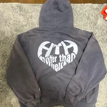 HTA Hotter Than Hell 후드티 파랑