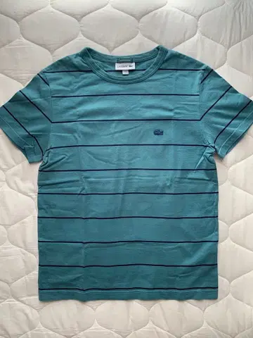 LACOSTE 파란색 스트라이프 T셔츠 M