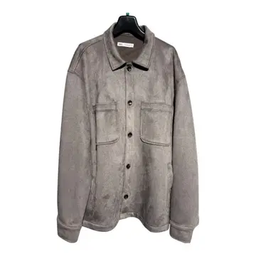 [ 새상품급 ] ZARA 자라 그레이 스웨이드 셔츠 자켓