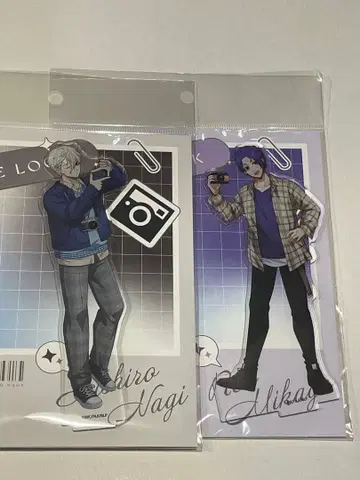 블루 록 포토그래퍼 아크릴 스탠드 나기 세이시로 미카게 레오