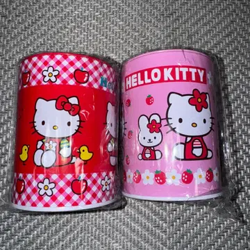 레어 Sanrio 헬로키티 HELLO KITTY 저금통 2개 세트