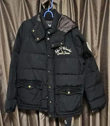 SKULLWORKS 블랙 다운 자켓 L 스컬워크