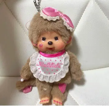 레어 몽치치 갸루 금발 오토나 라보 콜라보 봉제 인형 키링 스쿨백