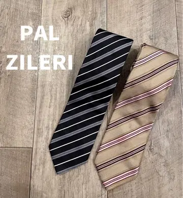 [ PAL ZILERI ] 팔 질레리 스트라이프 넥타이 2종 세트