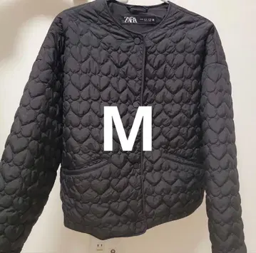ZARA 블랙 다운 자켓 M