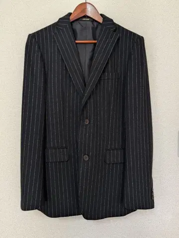 COMME CA MEN 스트라이프 테일러드 자켓 L 사이즈
